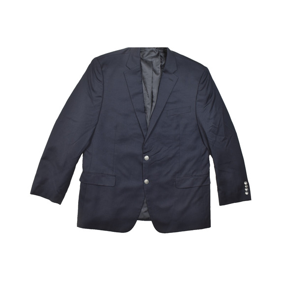 Michael Kors Men's Navy Blue Wool Blend Blazer Regular Size 46R - Picture 1 of 8